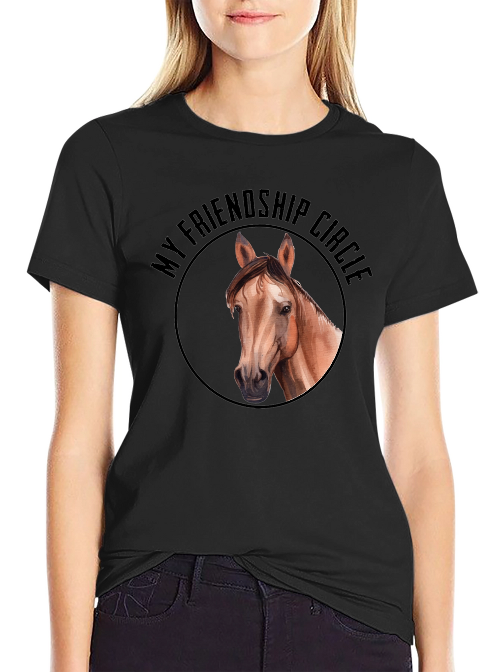 Friendship Circle Horse Graphic Tee