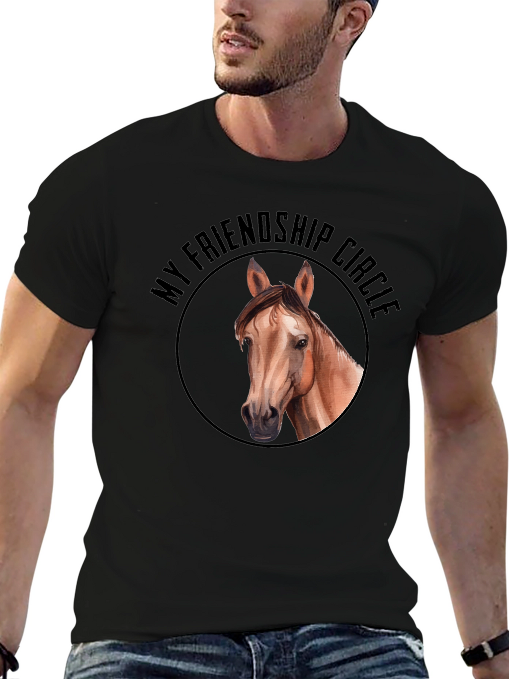 Friendship Circle Horse Graphic Tee