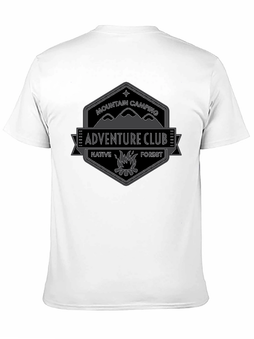 Adventure Club Graphic Tee - Mountain Camping T-Shirt
