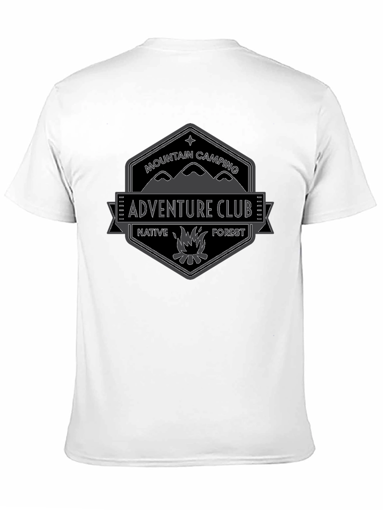 Adventure Club Graphic Tee - Mountain Camping T-Shirt