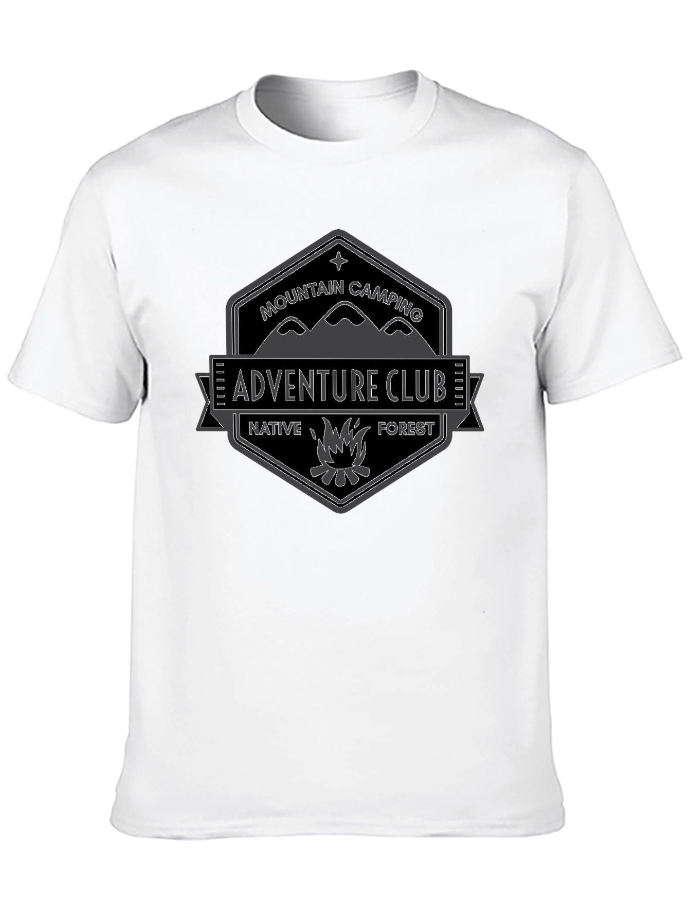 Adventure Club Graphic Tee - Mountain Camping T-Shirt