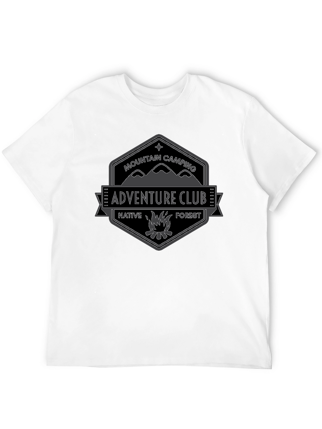 Adventure Club Graphic Tee - Mountain Camping T-Shirt