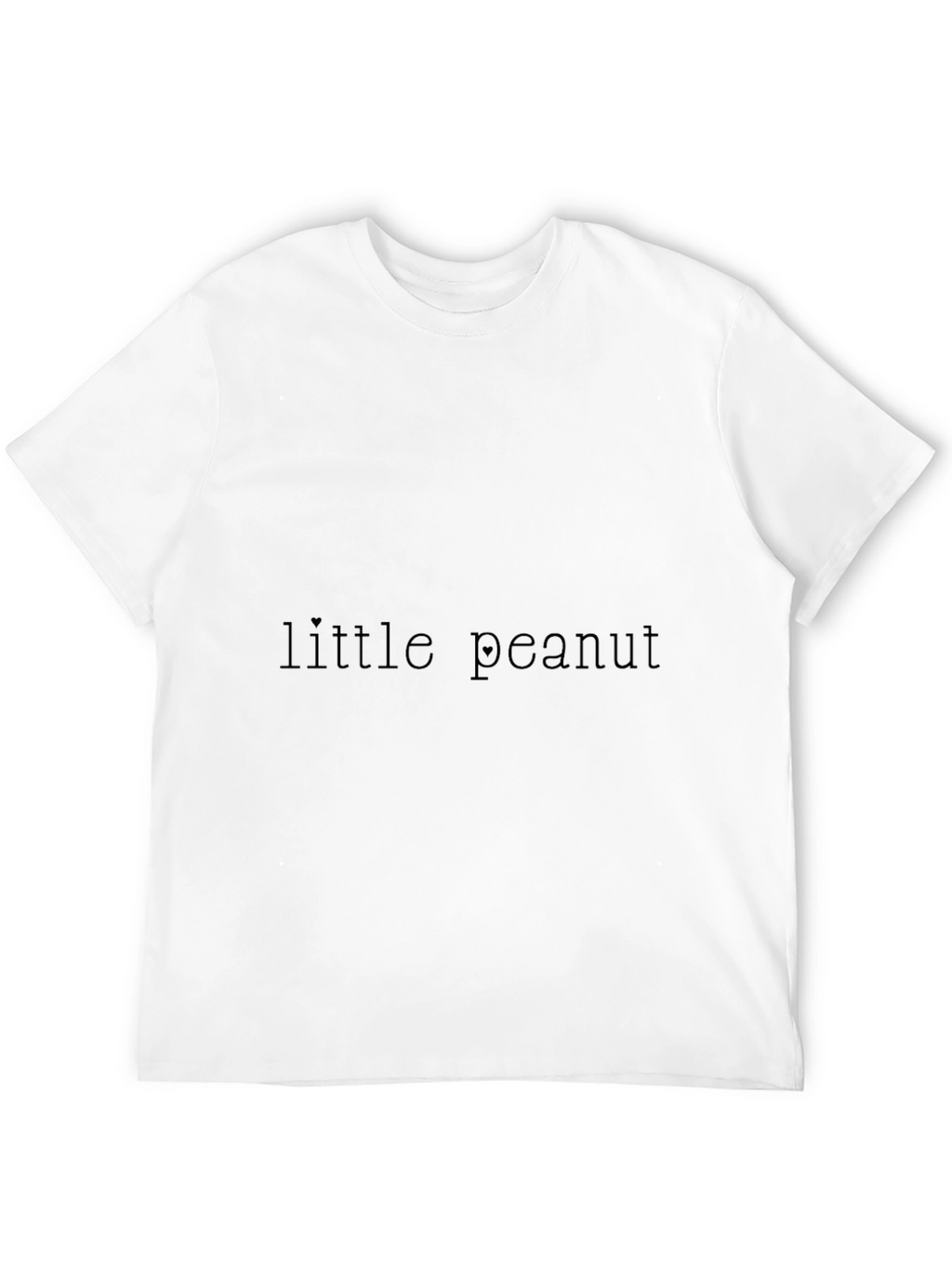 Little Peanut Black Cotton Casual T-Shirt