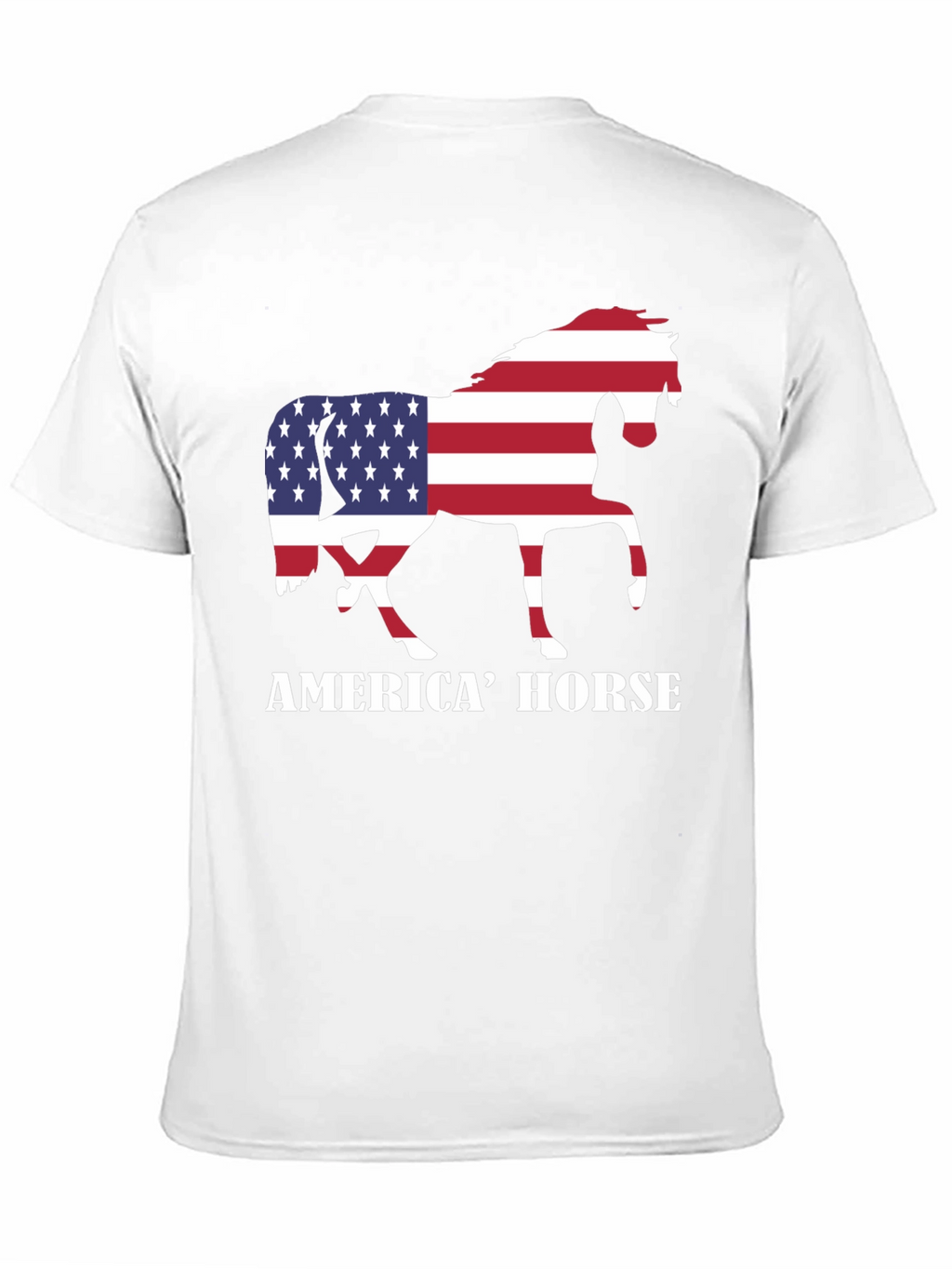 American Horse Flag Graphic Tee