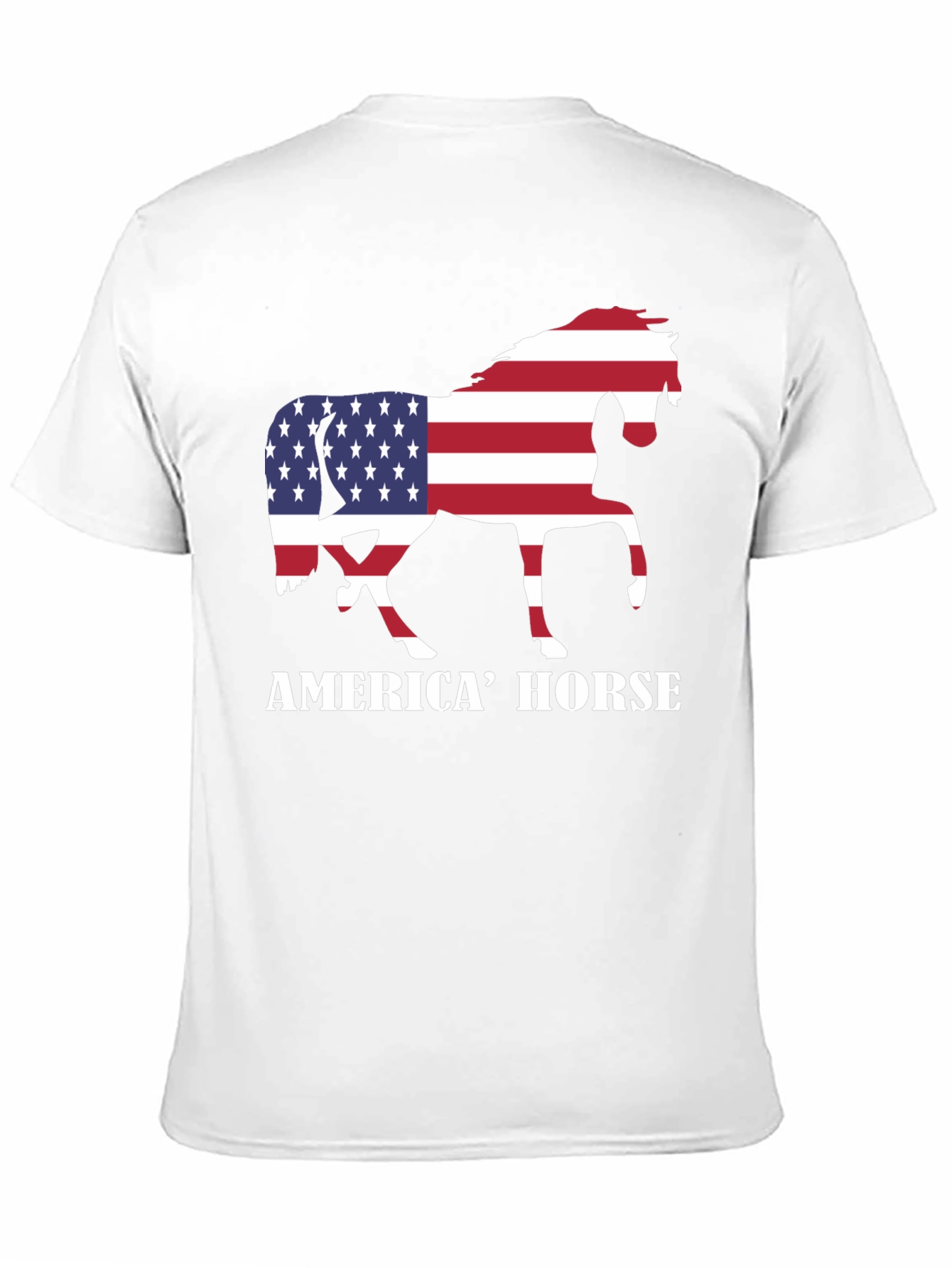 American Horse Flag Graphic Tee