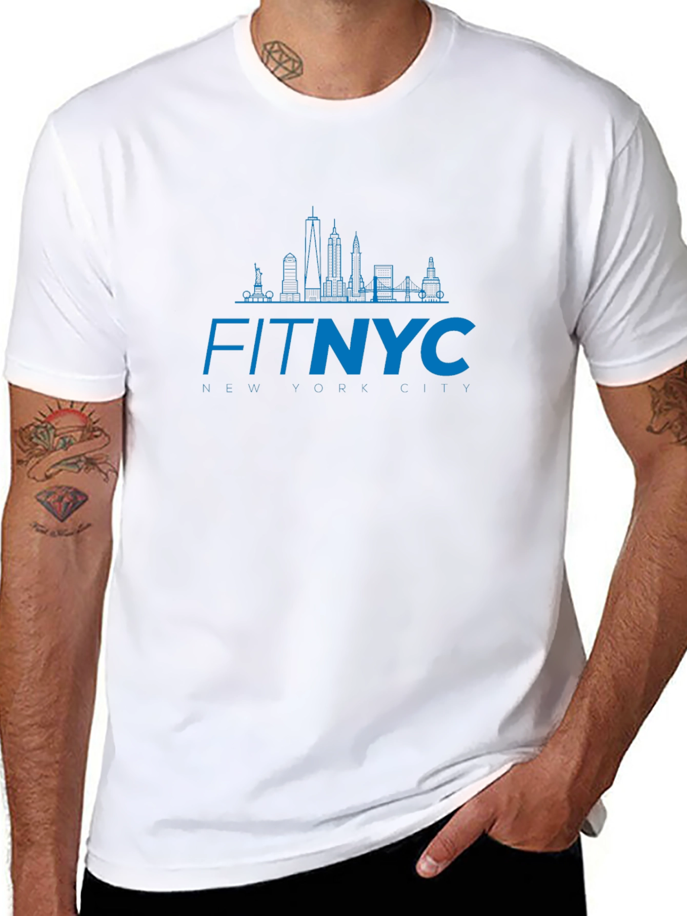 FITNYC T-Shirt - New York City Skyline