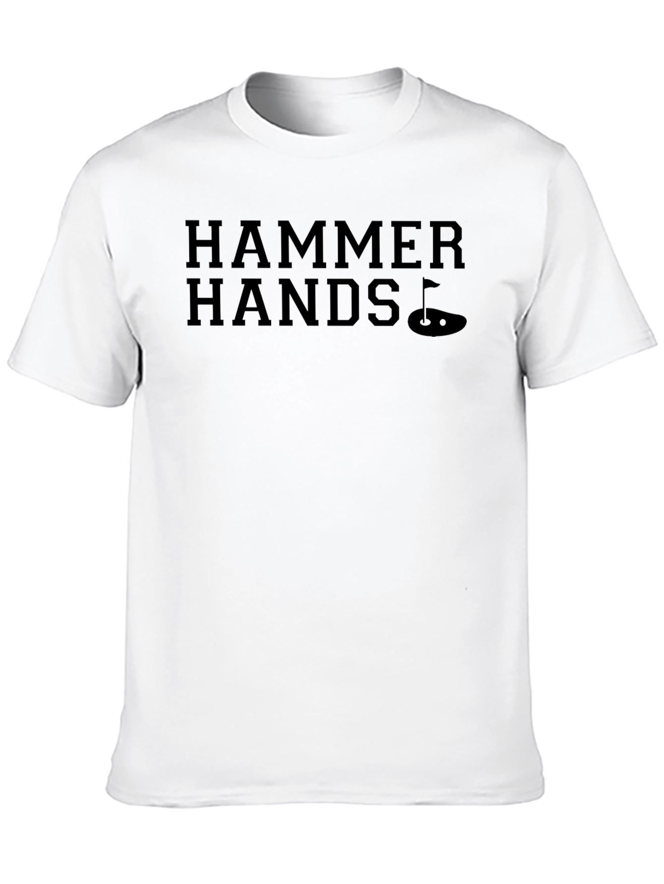 Hammer Hands Golf T-Shirt - Unique Golfing Apparel