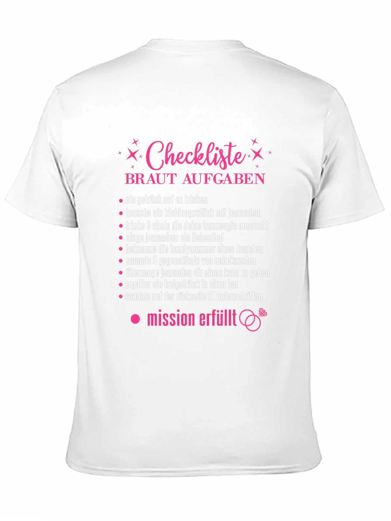Bride To-Do List T-Shirt