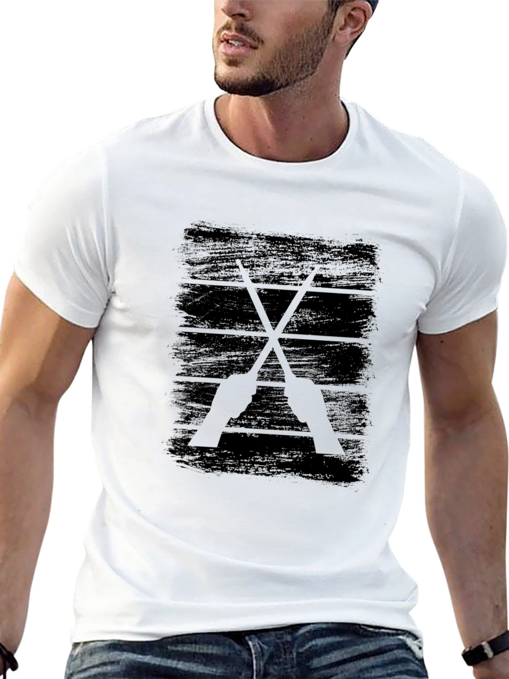 Rowing Paddles Graphic T-Shirt