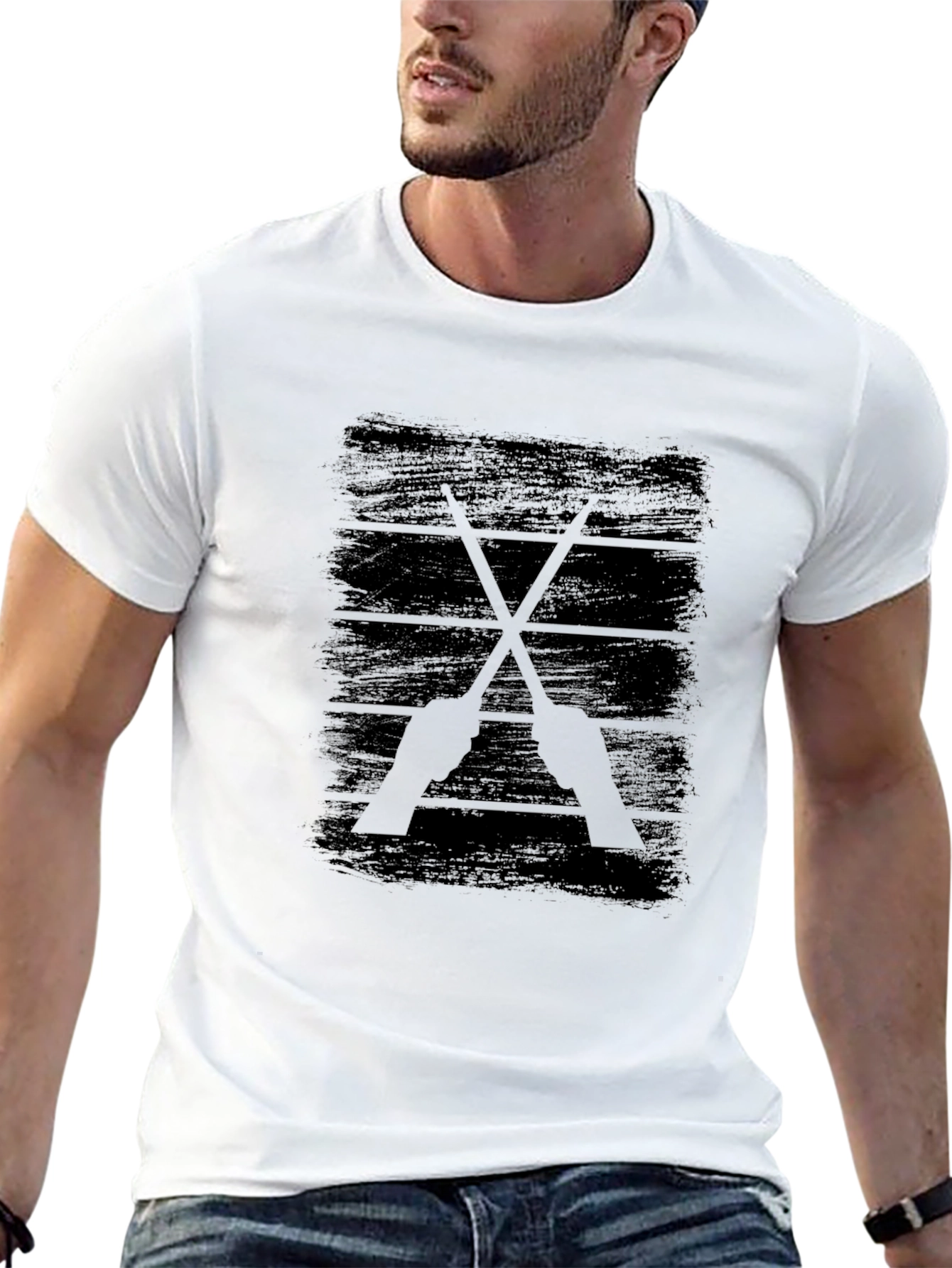 Rowing Paddles Graphic T-Shirt