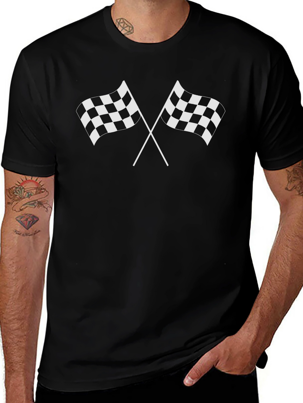 Checkered Flag Tee - Racing Fan T-Shirt