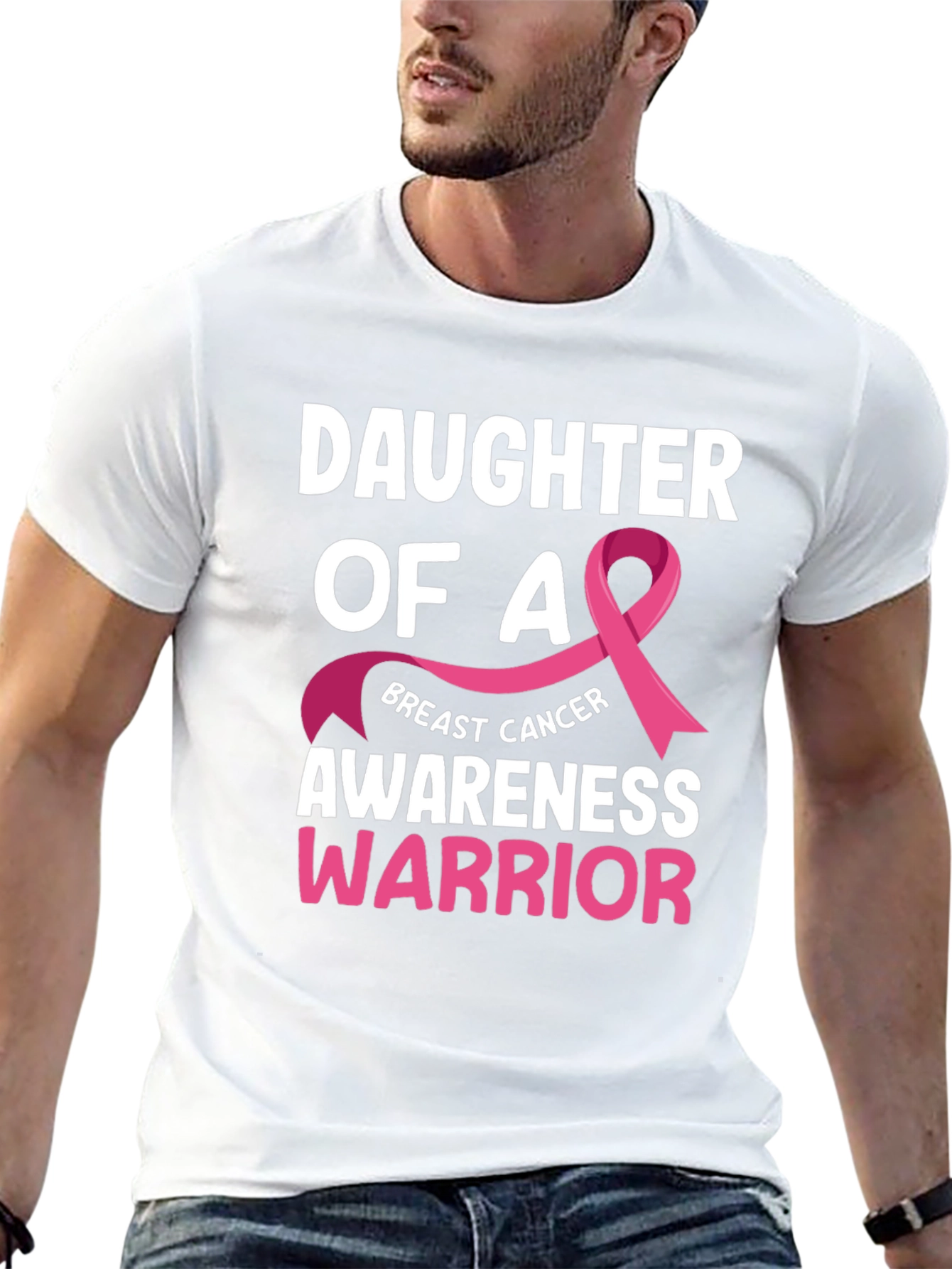 Daughter of a Warrior Breast Cancer Awareness T-Shirt