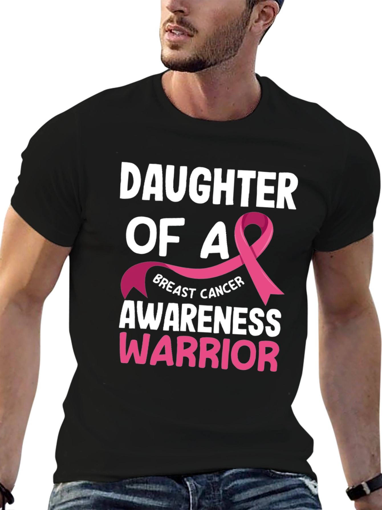 Daughter of a Warrior Breast Cancer Awareness T-Shirt