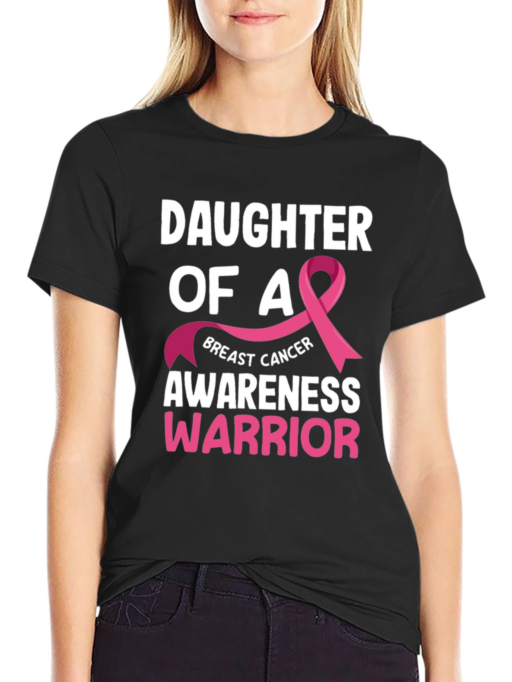 Daughter of a Warrior Breast Cancer Awareness T-Shirt