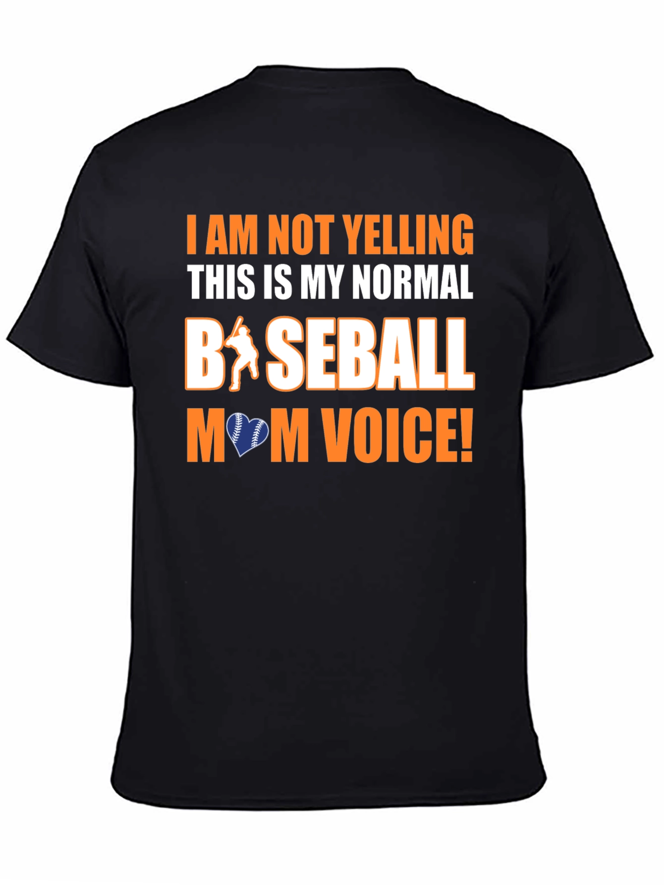 Baseball Mom Voice Graphic Tee - Perfect for Game Day!