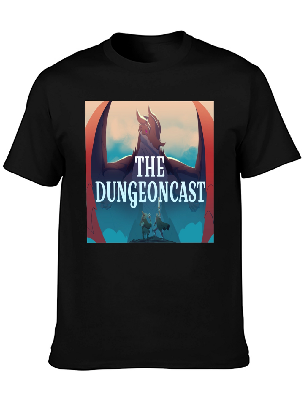 The Dungeoncast Black T-Shirt - Fantasy Podcast Apparel