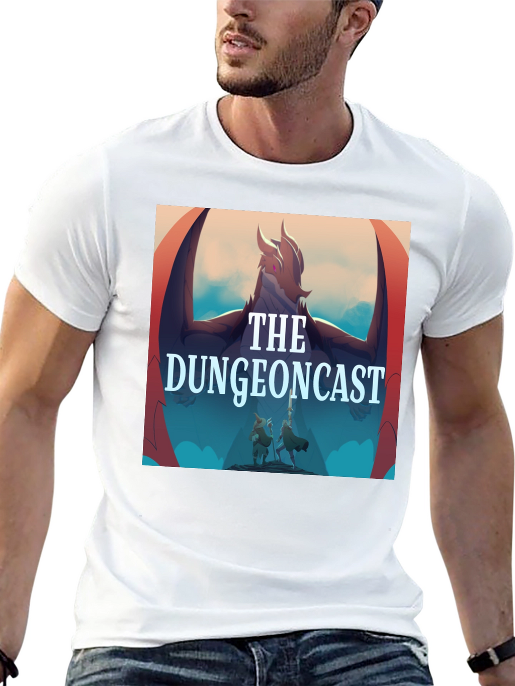 The Dungeoncast Black T-Shirt - Fantasy Podcast Apparel