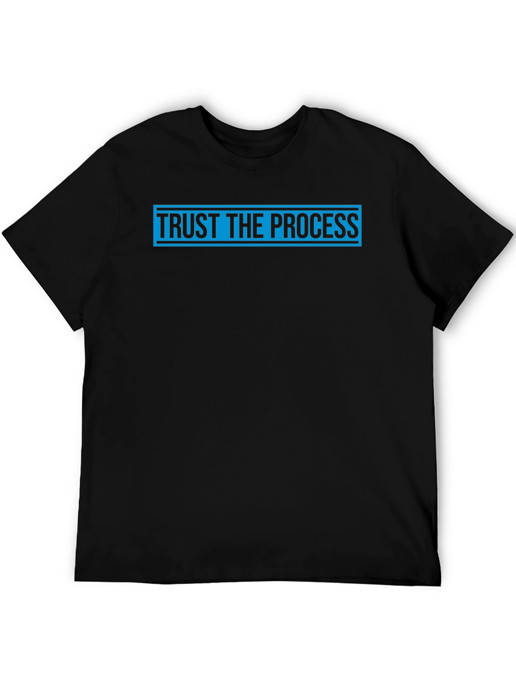 Trust the Process Graphic Tee - Black