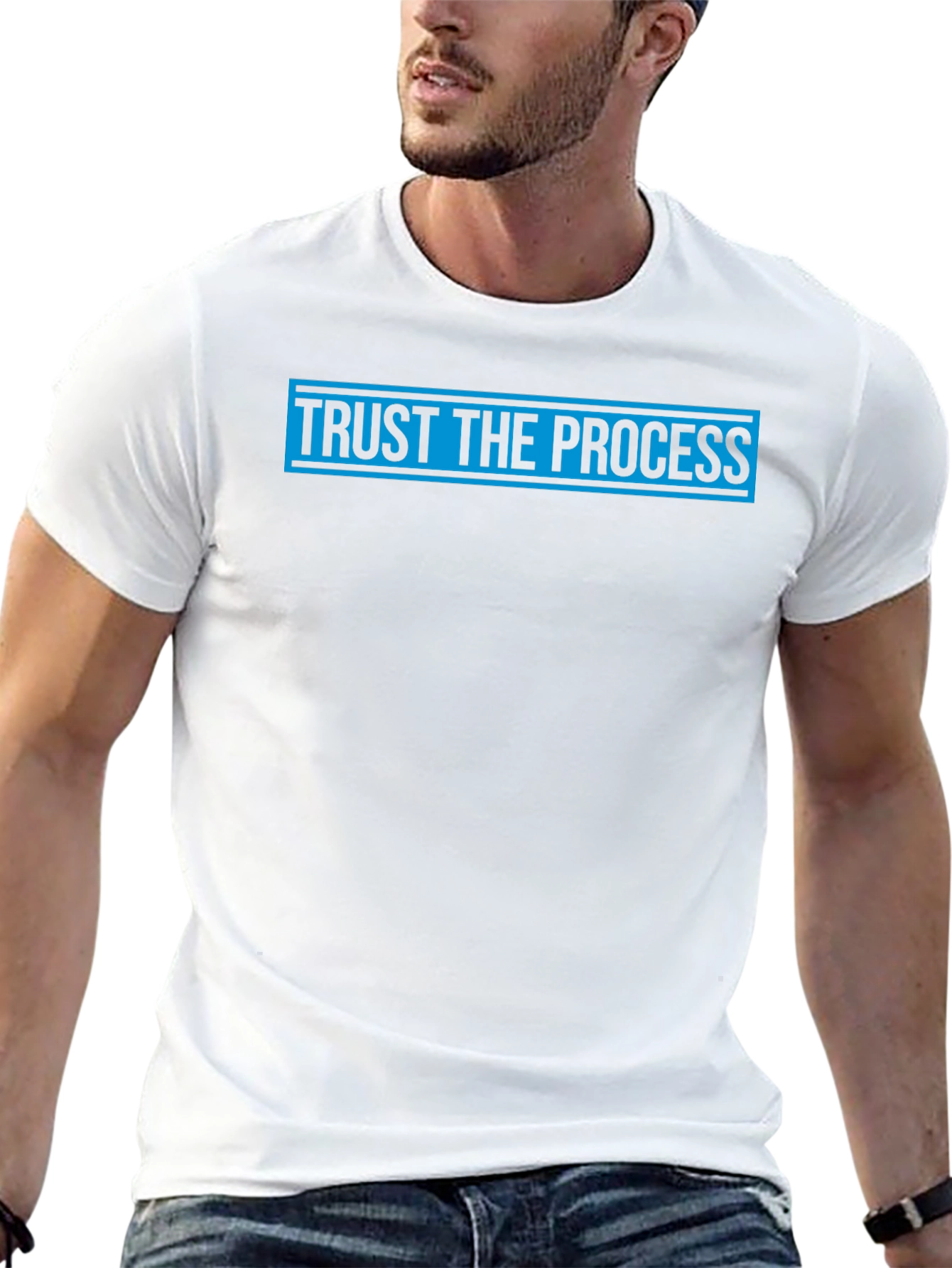 Trust the Process Graphic Tee - Black