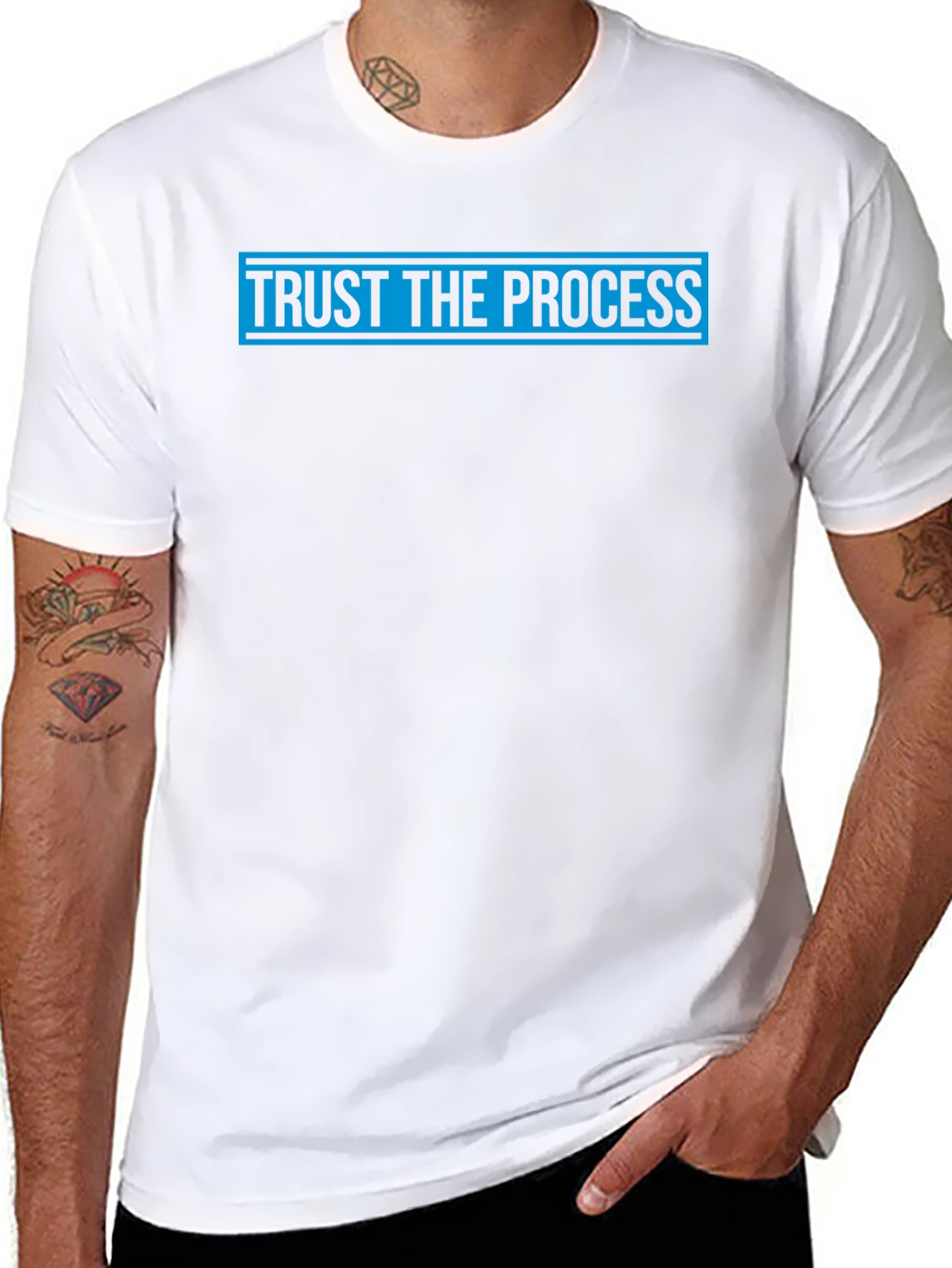 Trust the Process Graphic Tee - Black