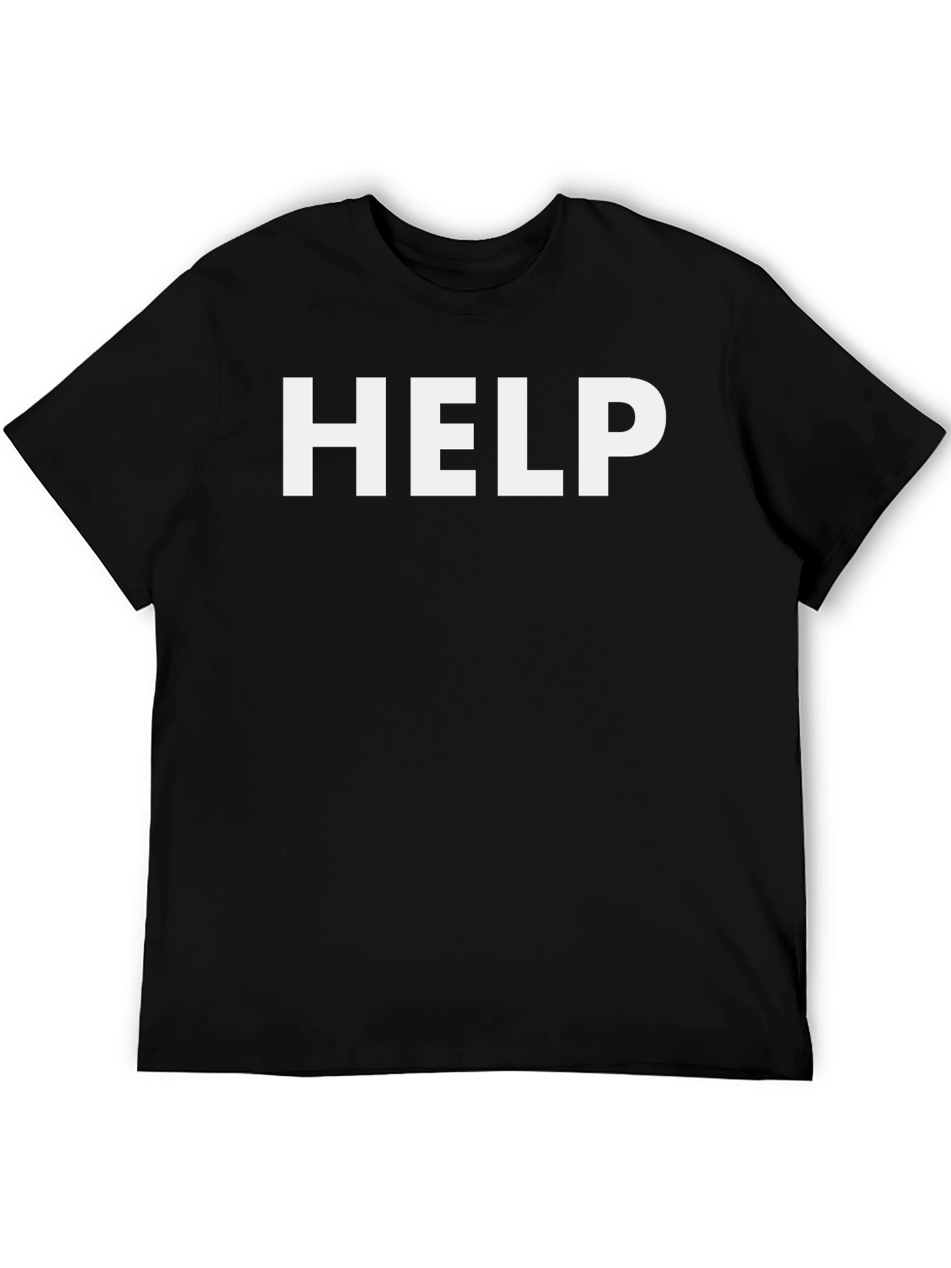 HELP Graphic Tee - Bold Statement T-Shirt