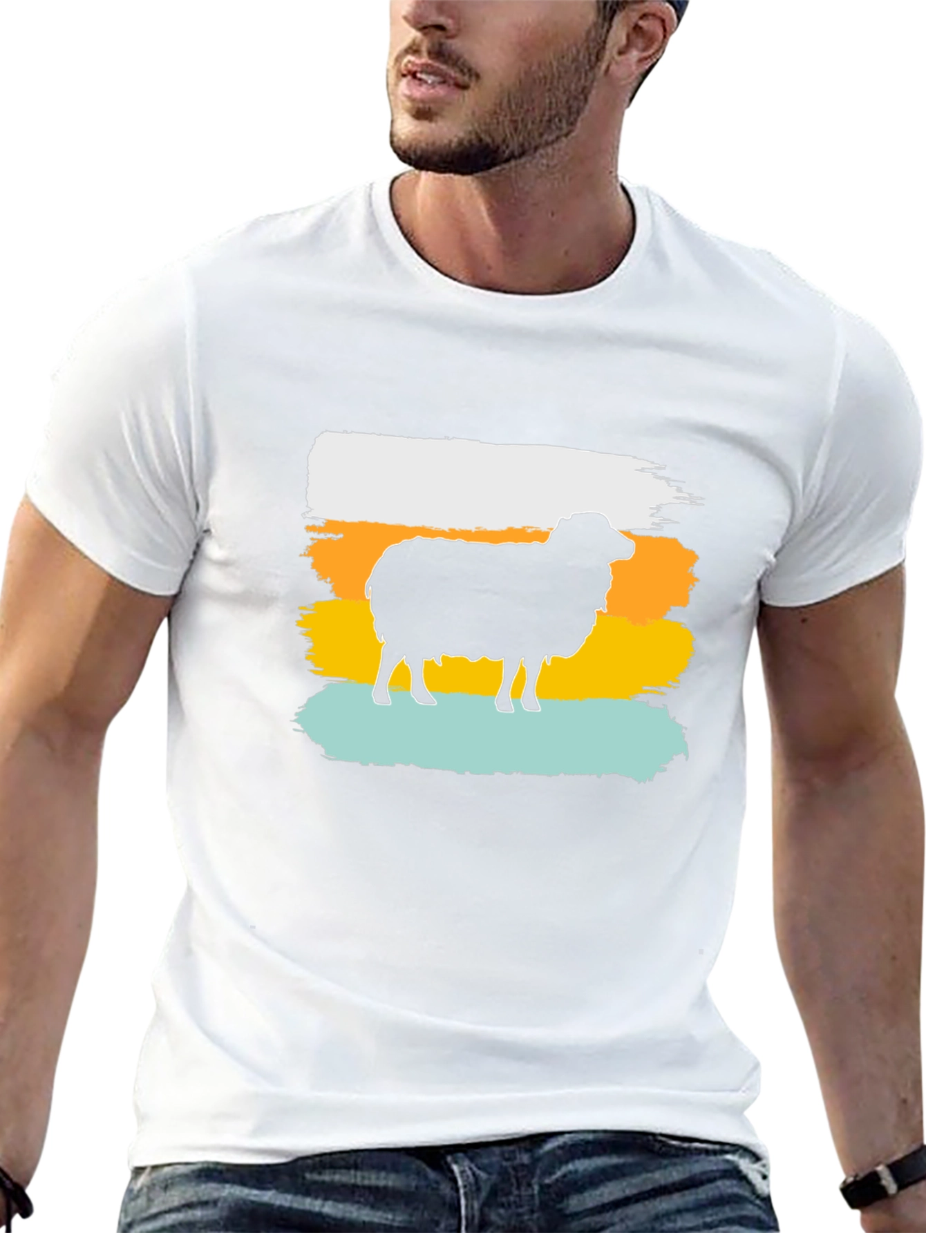Retro Sheep Graphic Tee