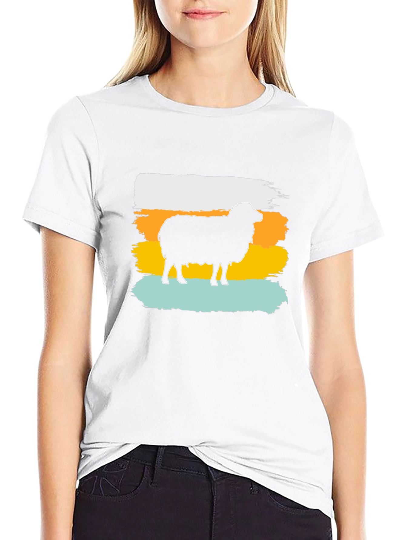 Retro Sheep Graphic Tee