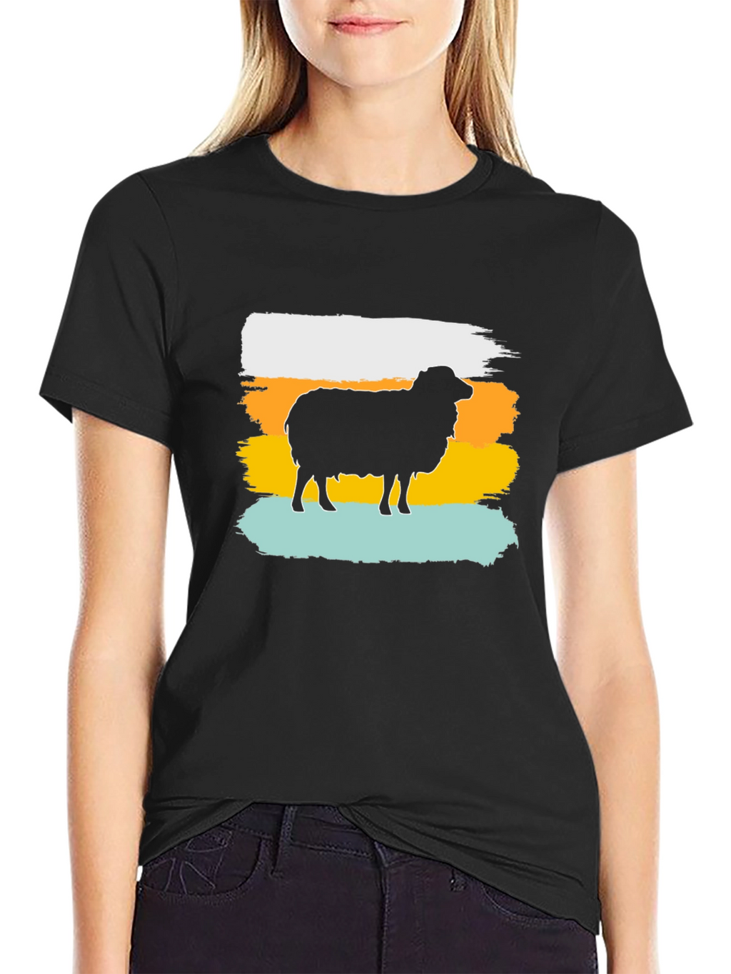 Retro Sheep Graphic Tee