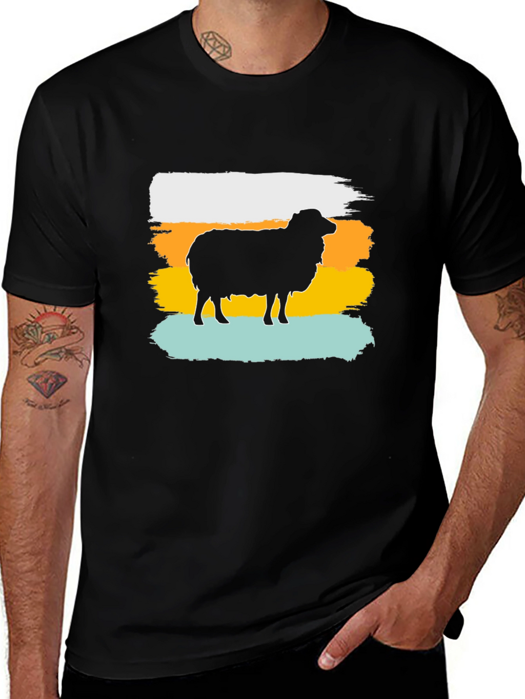 Retro Sheep Graphic Tee