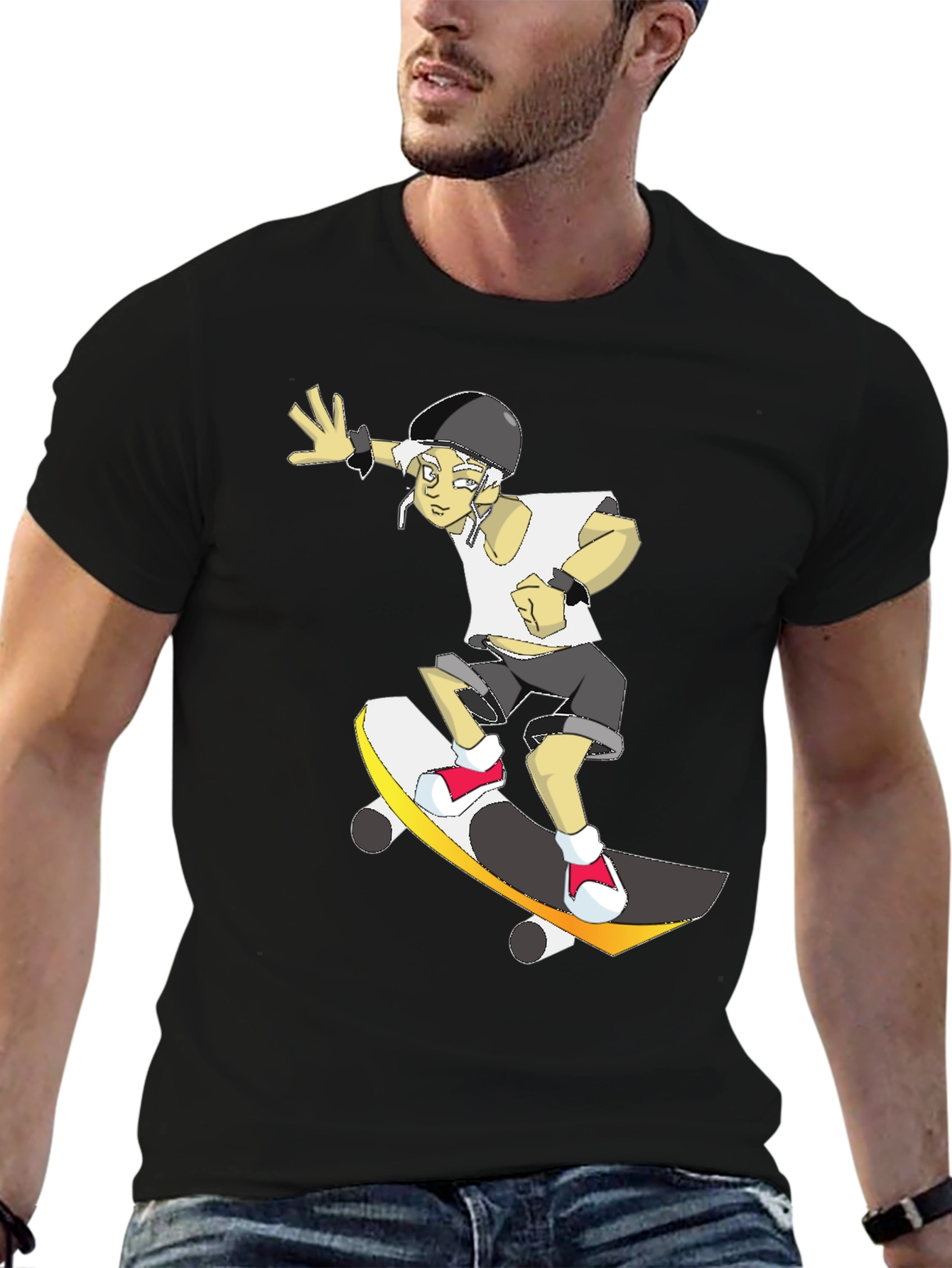 Skateboarder T-Shirt - Cool Graphic Tee