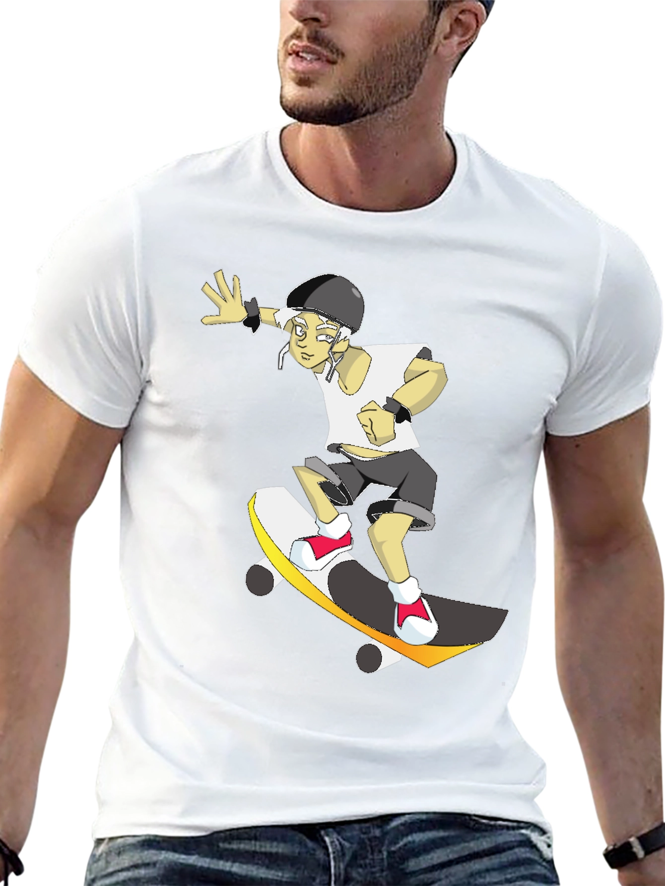 Skateboarder T-Shirt - Cool Graphic Tee