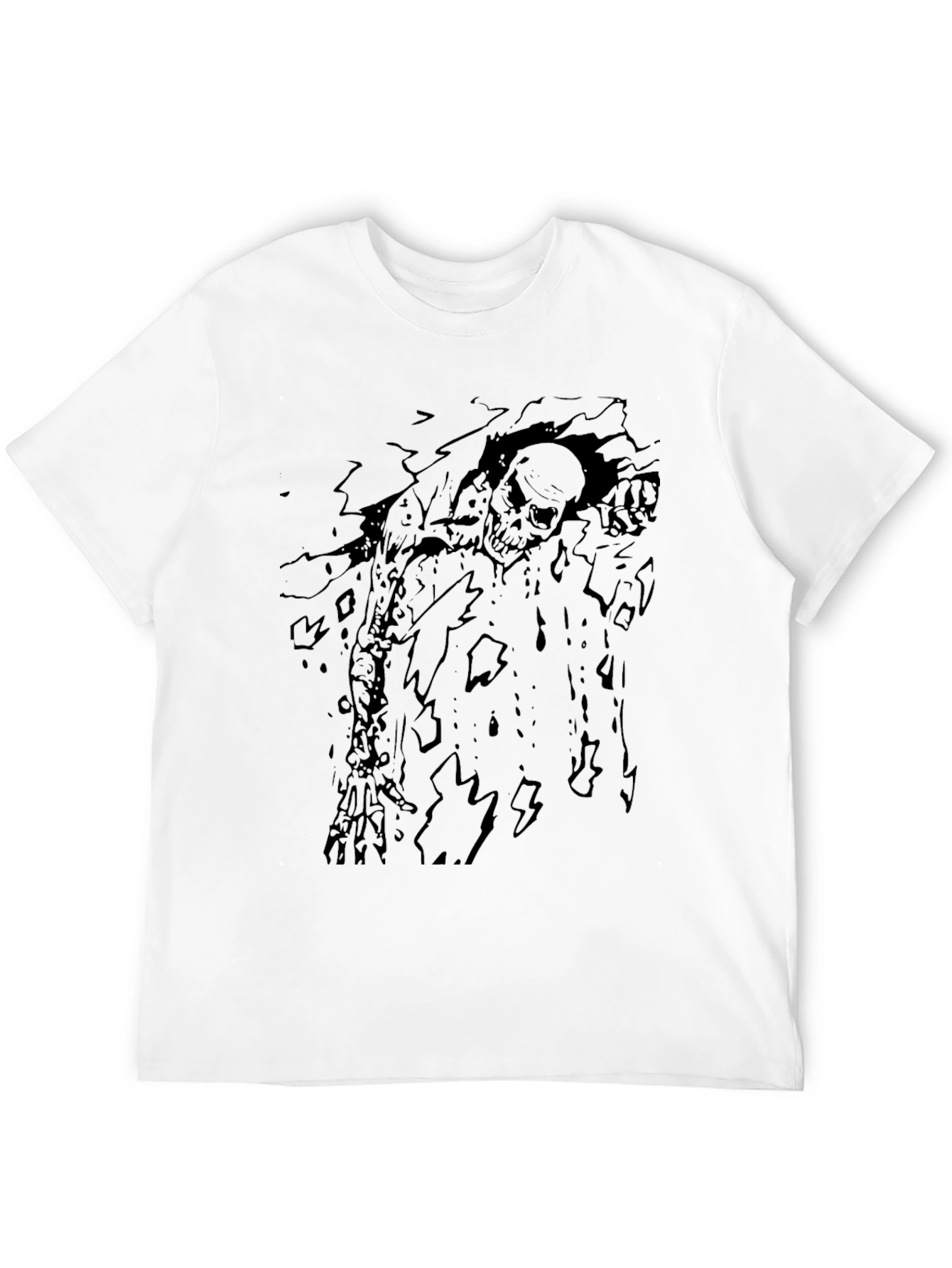 Zombie Graphic T-Shirt - Creepy Undead Design