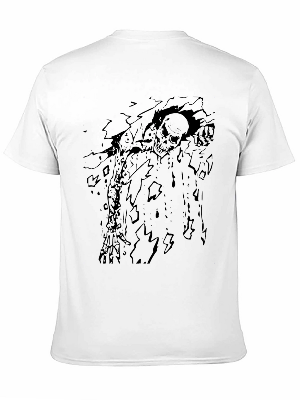 Zombie Graphic T-Shirt - Creepy Undead Design