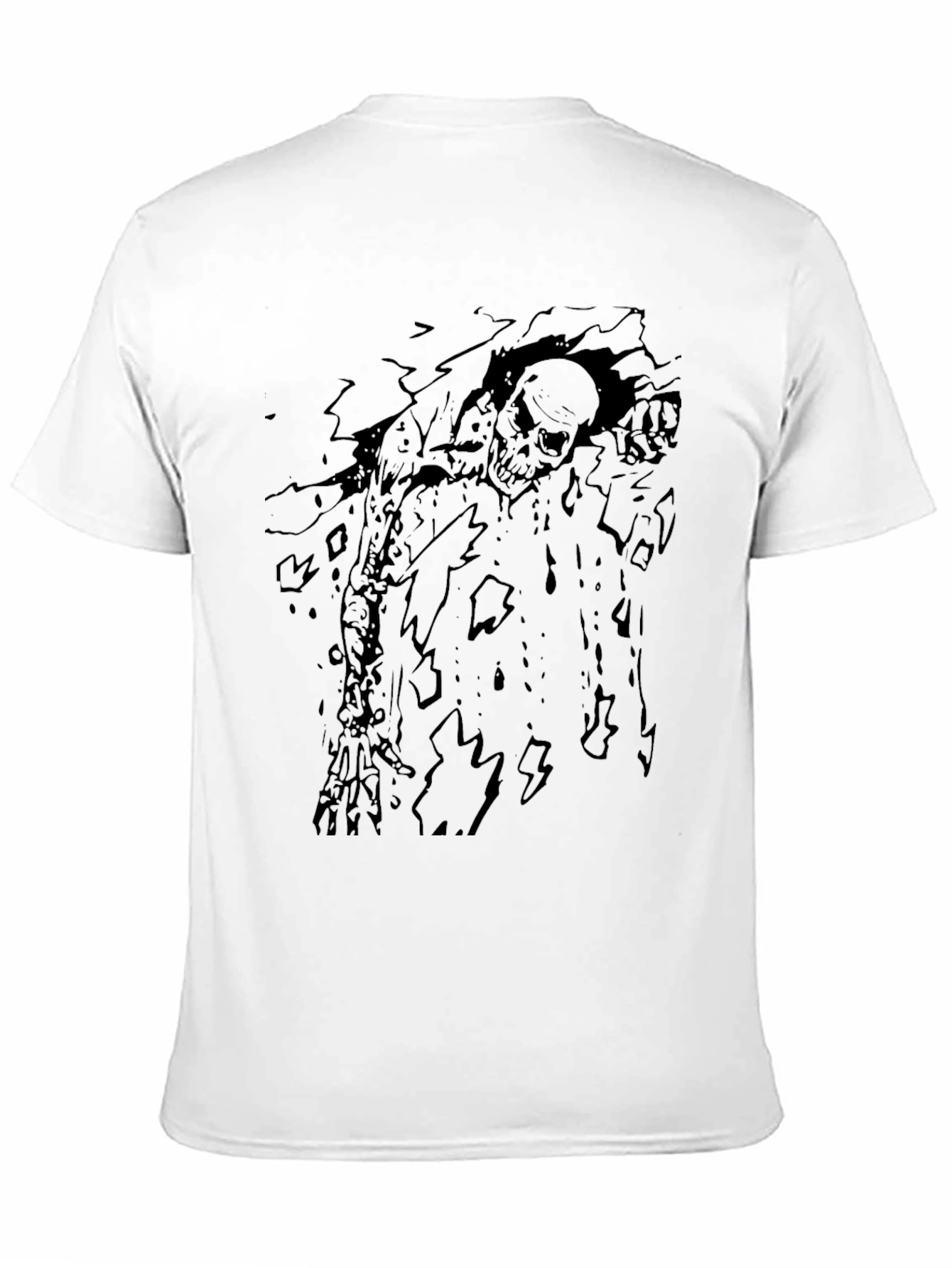 Zombie Graphic T-Shirt - Creepy Undead Design
