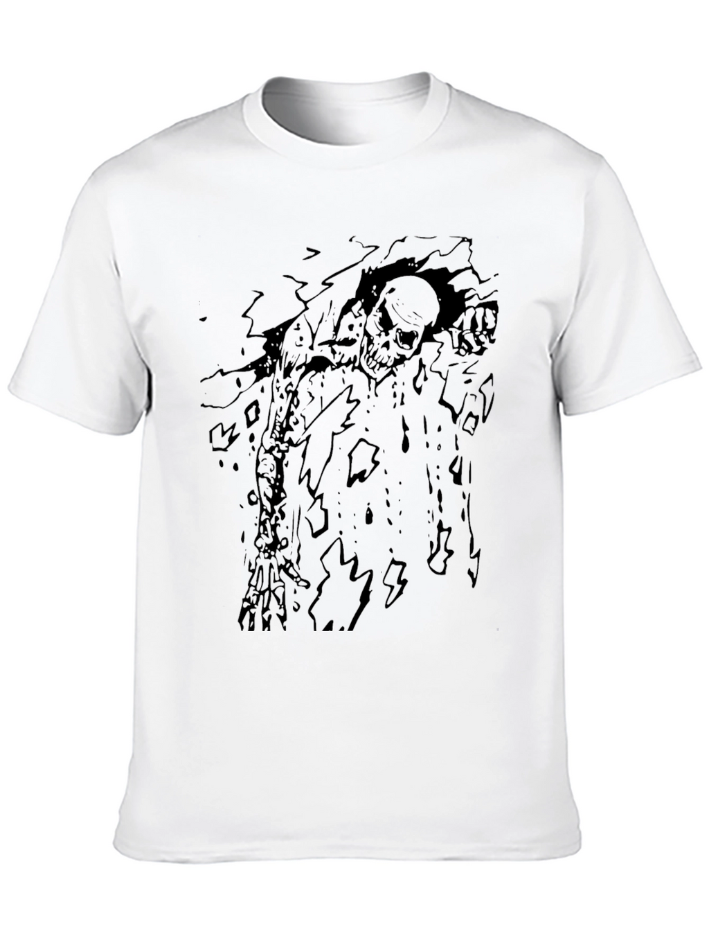 Zombie Graphic T-Shirt - Creepy Undead Design
