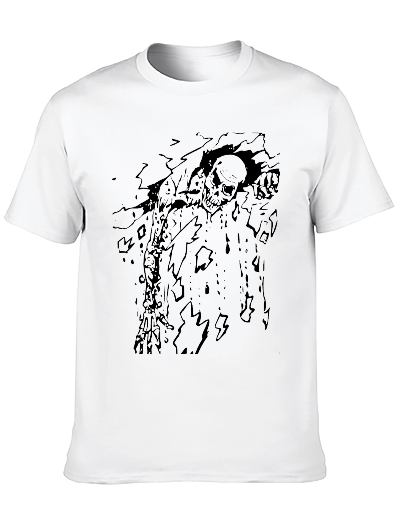 Zombie Graphic T-Shirt - Creepy Undead Design