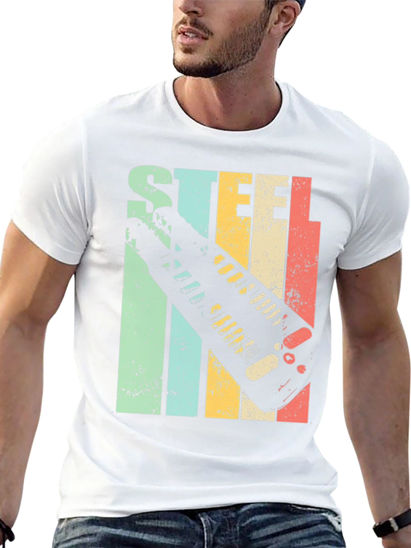 Steel Guitar T-Shirt - Retro Design