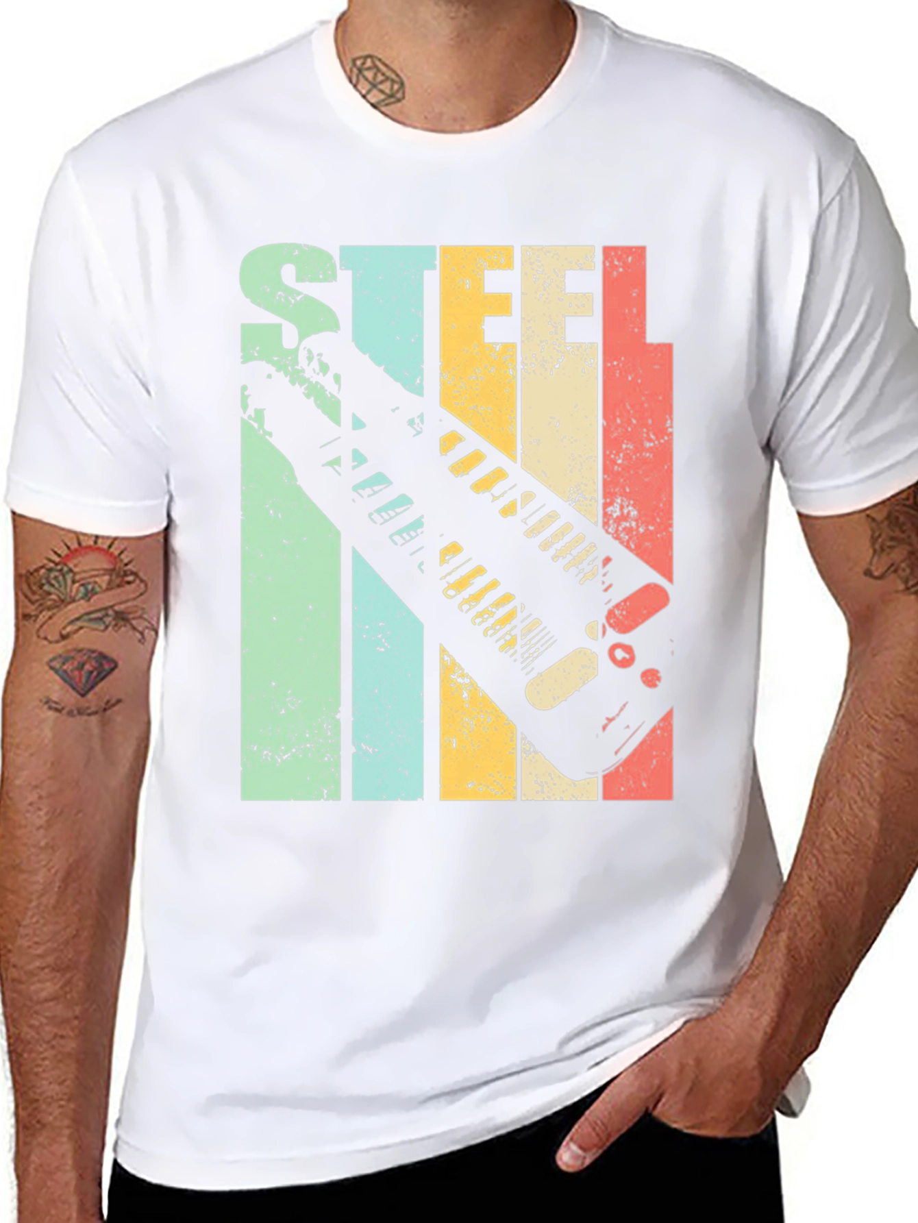 Steel Guitar T-Shirt - Retro Design