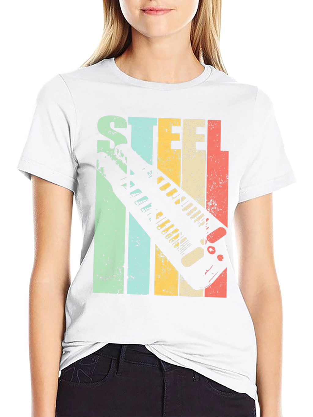 Steel Guitar T-Shirt - Retro Design
