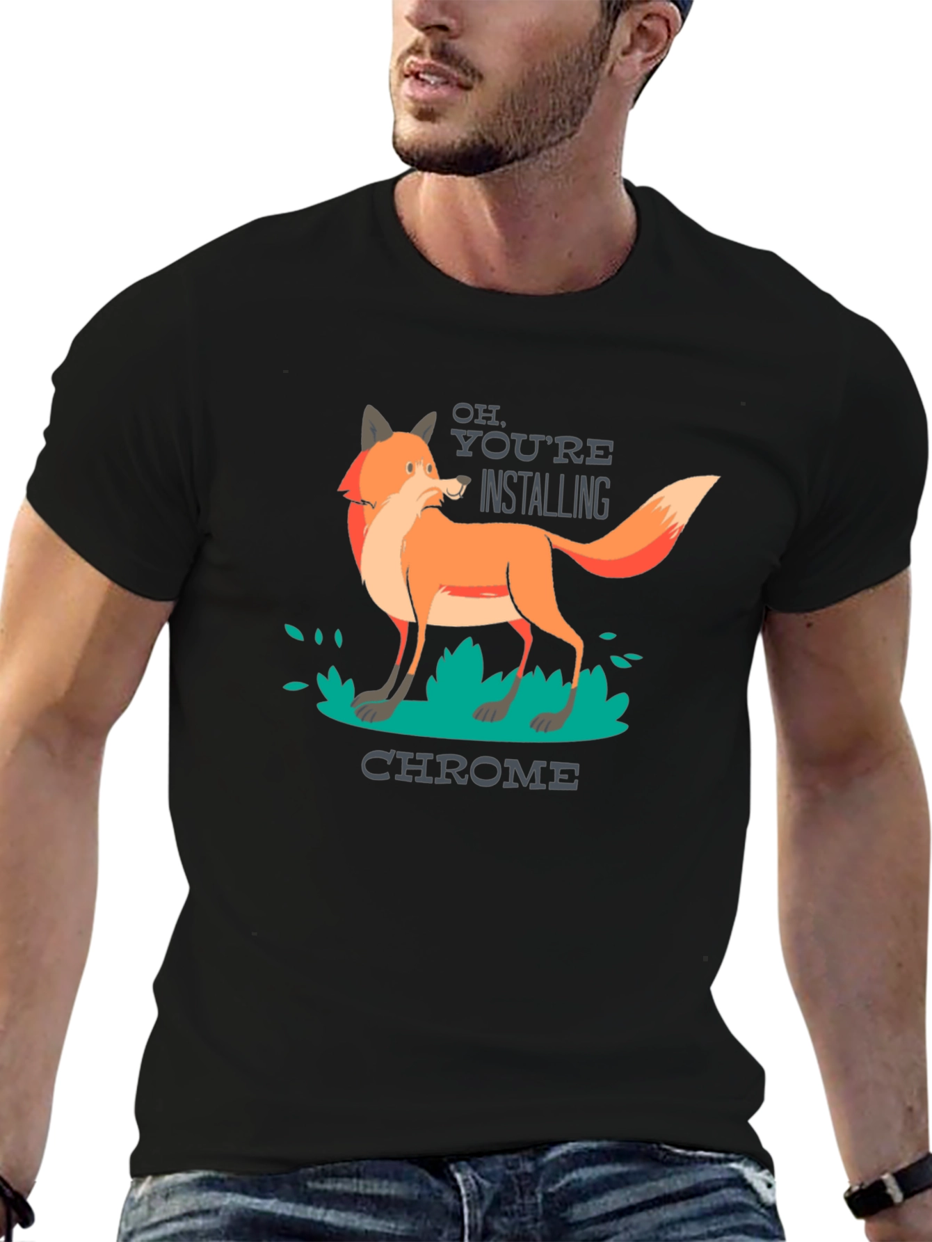 Funny Firefox Chrome T-Shirt