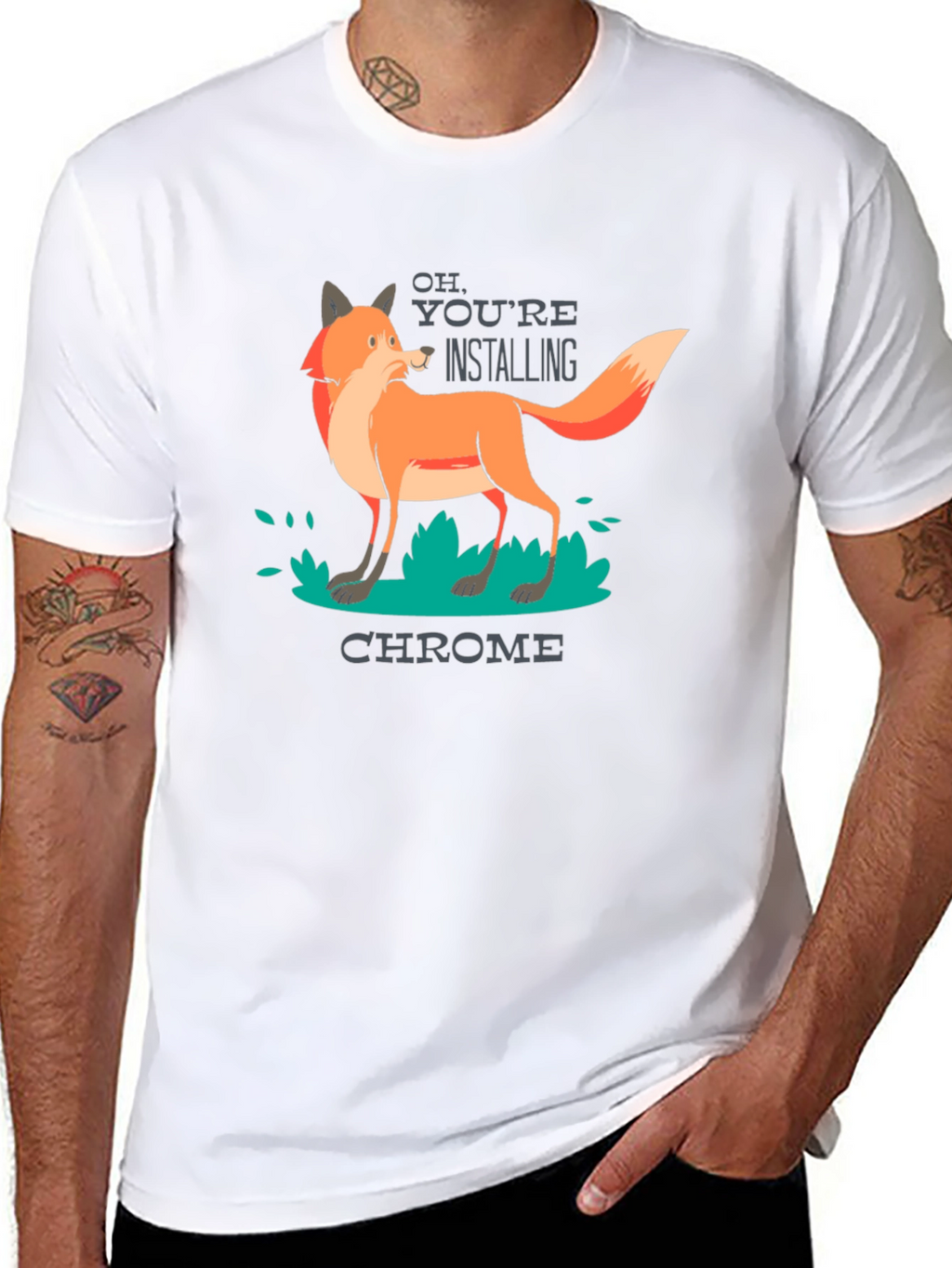 Funny Firefox Chrome T-Shirt