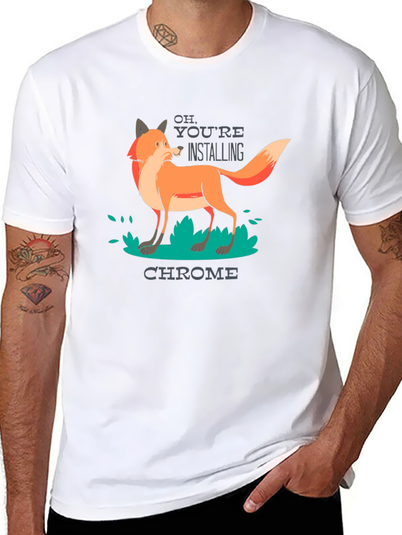 Funny Firefox Chrome T-Shirt