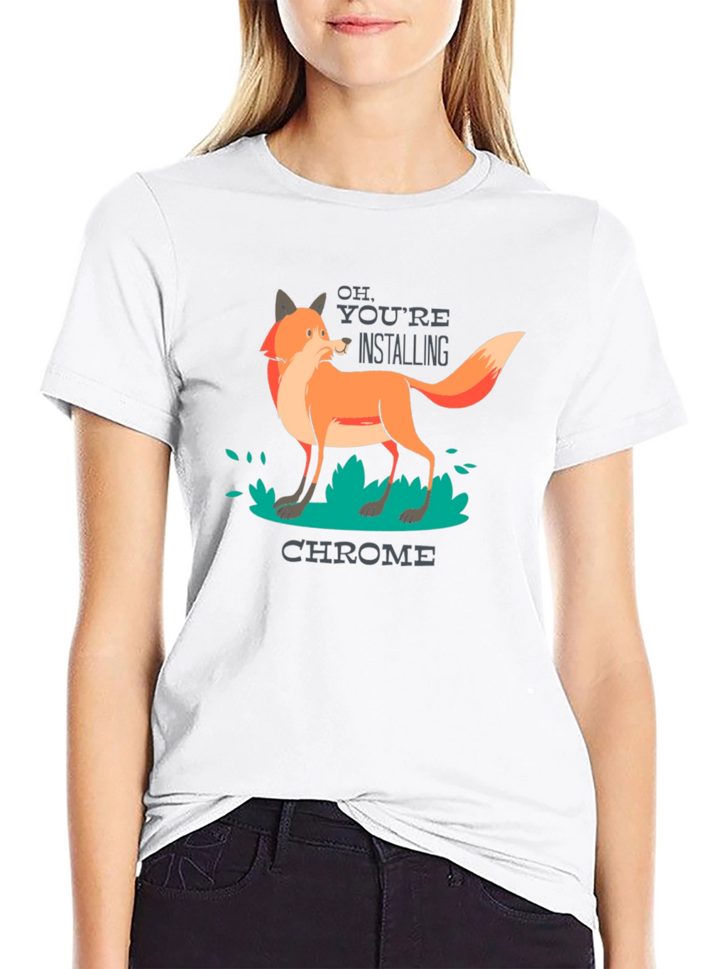 Funny Firefox Chrome T-Shirt