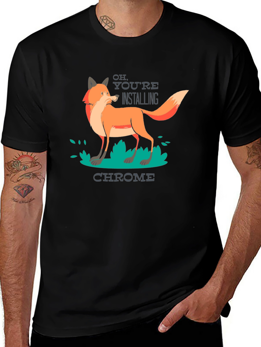 Funny Firefox Chrome T-Shirt