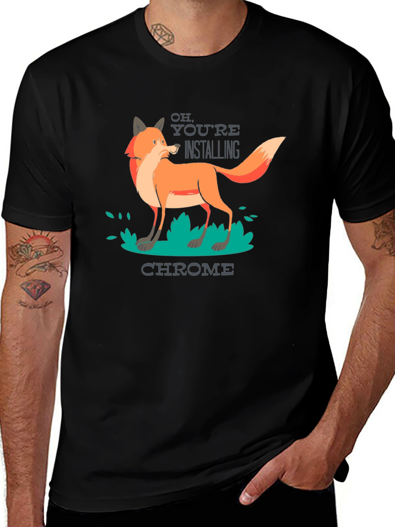 Funny Firefox Chrome T-Shirt