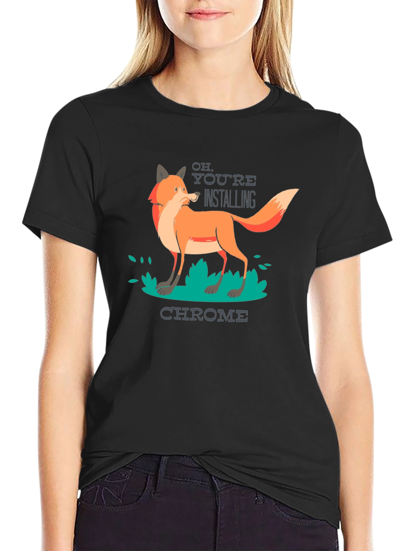 Funny Firefox Chrome T-Shirt