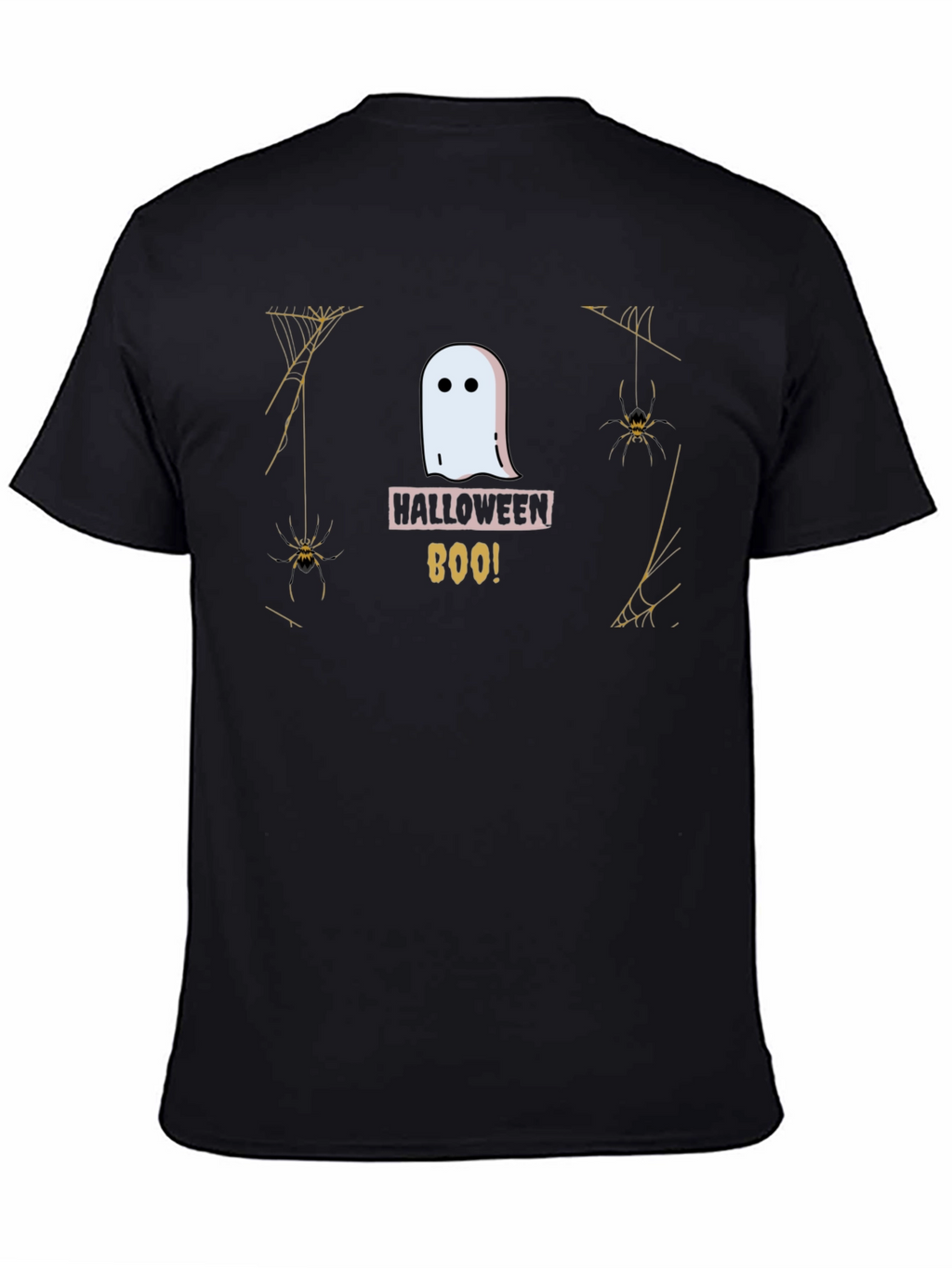 Halloween Ghost Boo! Black T-Shirt
