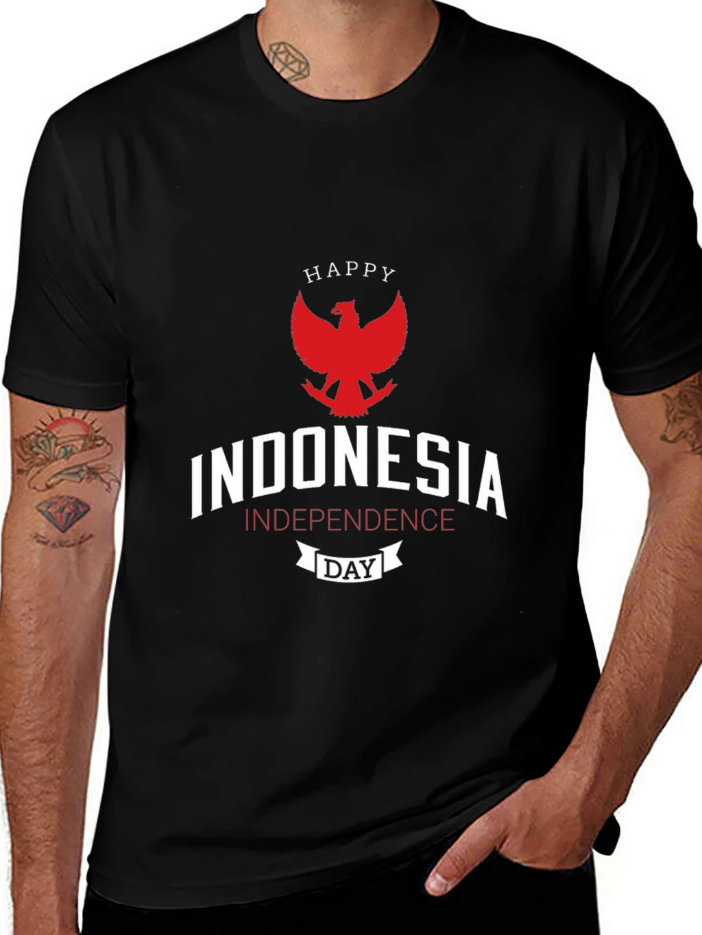 Indonesia Independence Day Graphic Tee