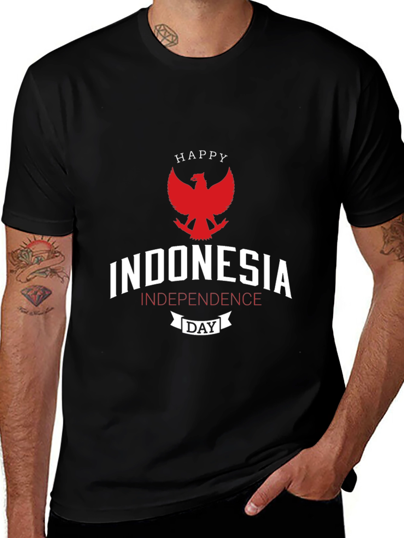 Indonesia Independence Day Graphic Tee