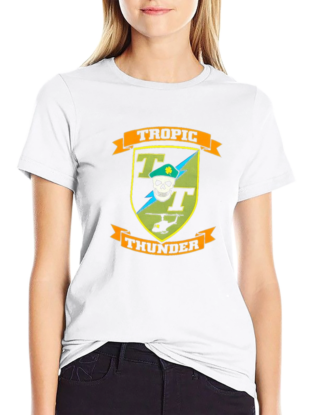 Tropic Thunder Graphic T-Shirt - Black